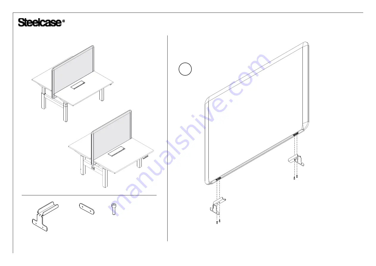 Steelcase Sarto Navi TeamIsland Cantilever Mount and Y-Bench Mount Manual Download Page 9