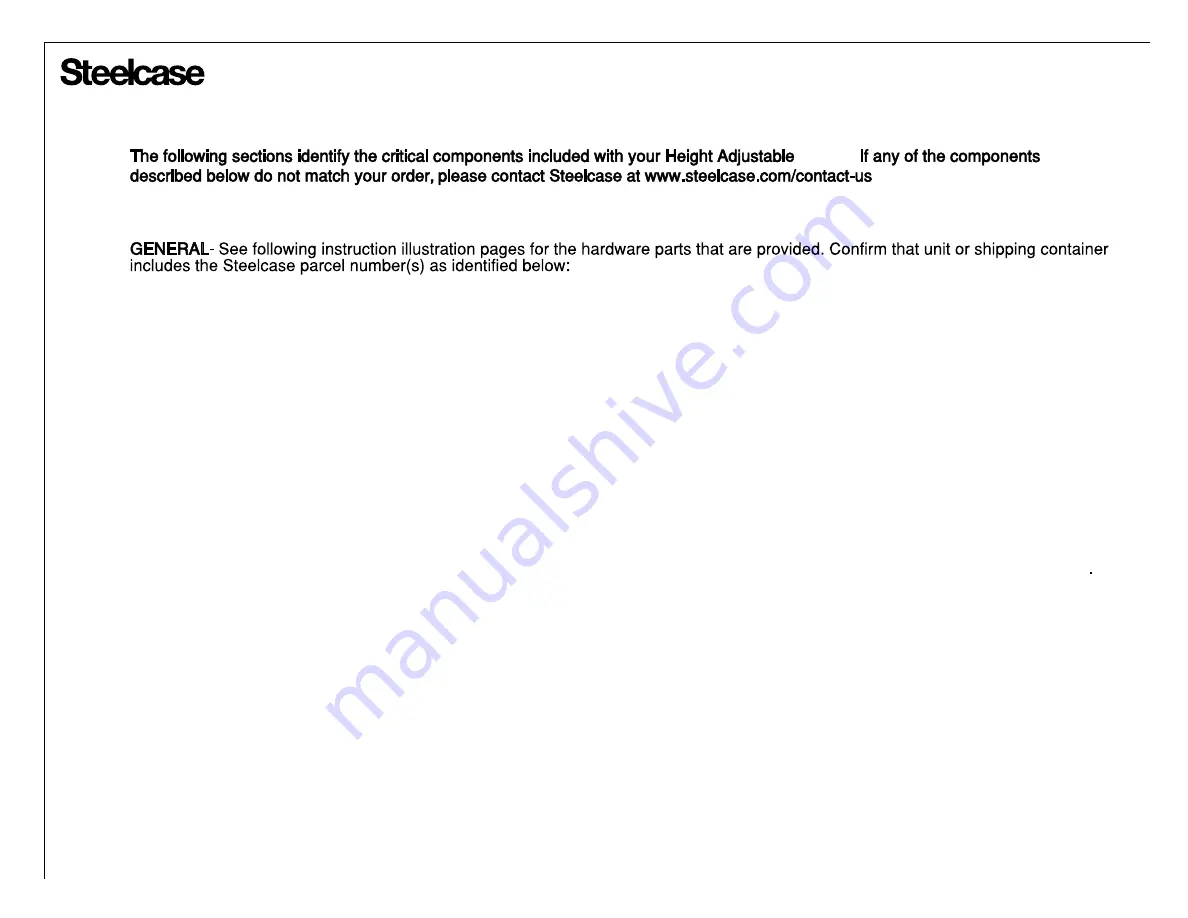 Steelcase Series 5 Assembly Instructions Manual Download Page 5