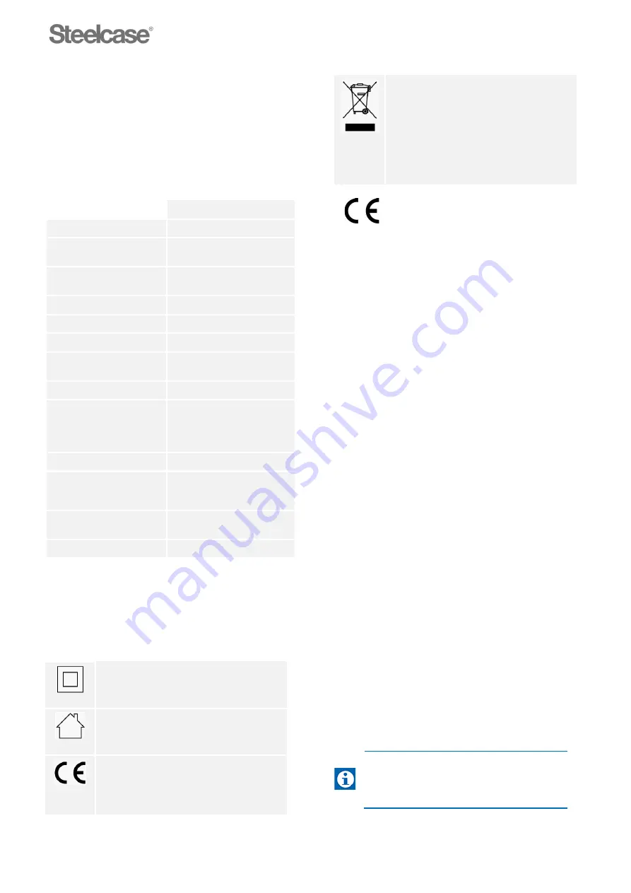 Steelcase Solo Sit-to-Stand User Manual Download Page 59