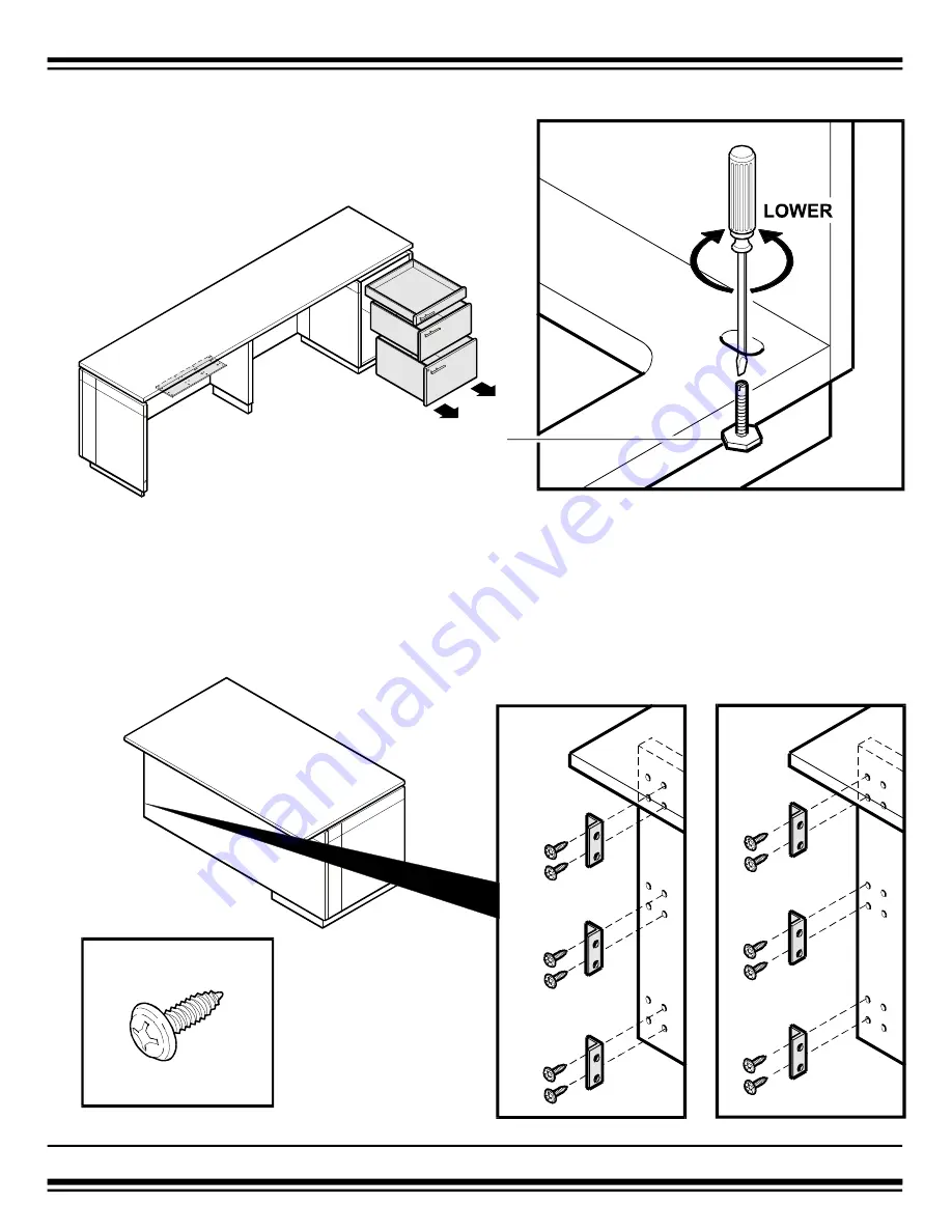 Steelcase Tableau-Run-offs Assembly Directions Download Page 7