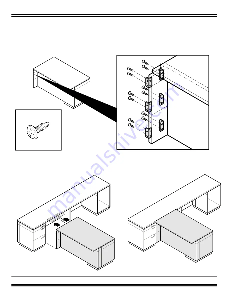 Steelcase Tableau-Run-offs Assembly Directions Download Page 13