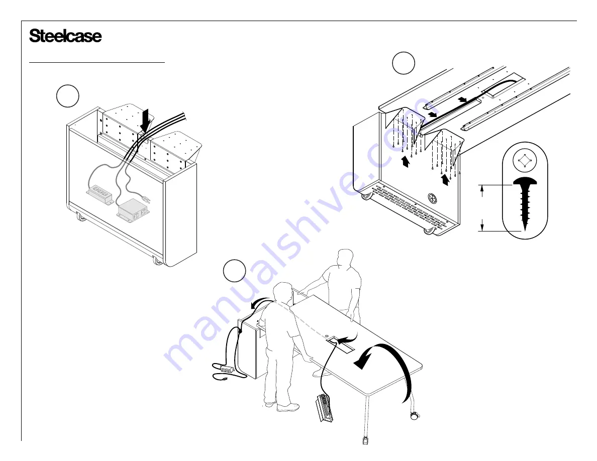 Steelcase Verb Active Media Table Скачать руководство пользователя страница 9