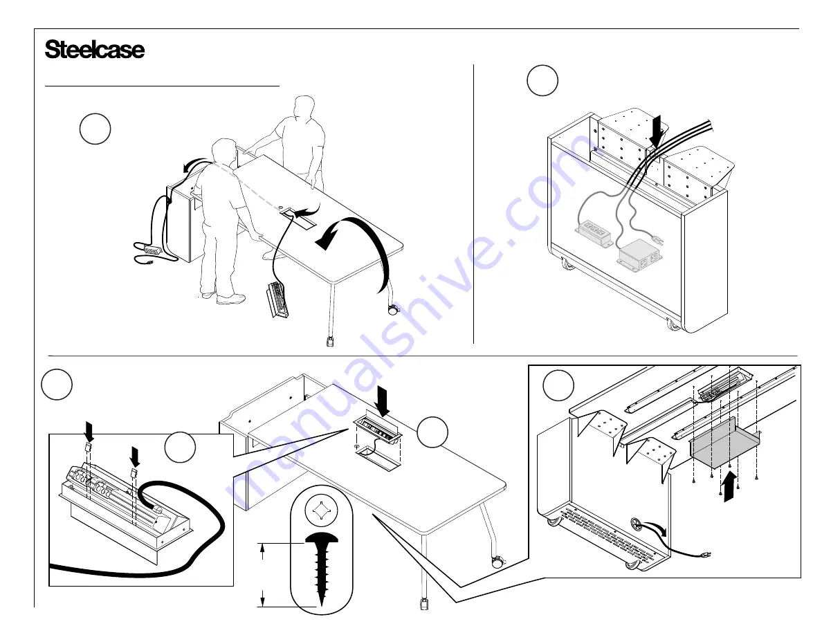 Steelcase Verb Active Media Table Manual Download Page 10