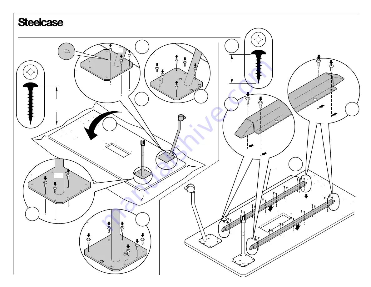 Steelcase Verb Active Media Table Скачать руководство пользователя страница 58