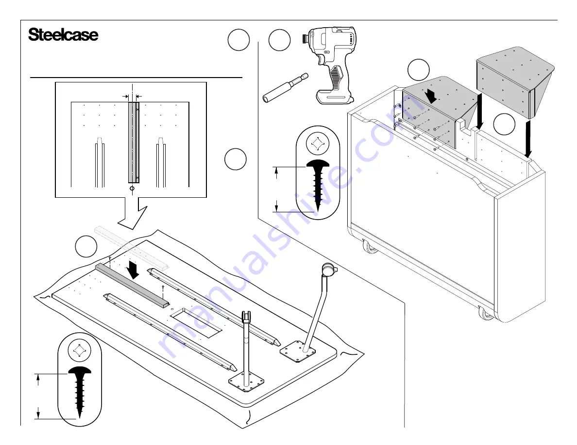 Steelcase Verb Active Media Table Скачать руководство пользователя страница 59