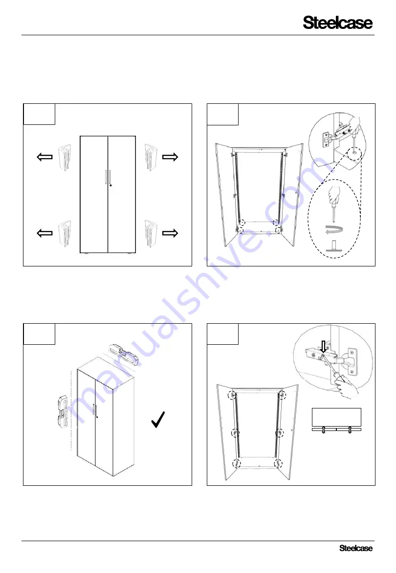 Steelcase Volum Art Assembly And Adjustment Instructions Download Page 1