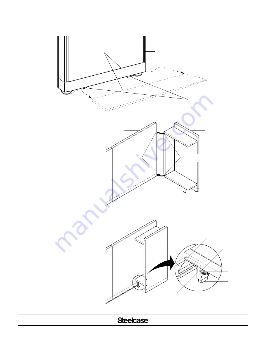 Steelcase Wardrobe Valet Component Style 98551 Скачать руководство пользователя страница 7