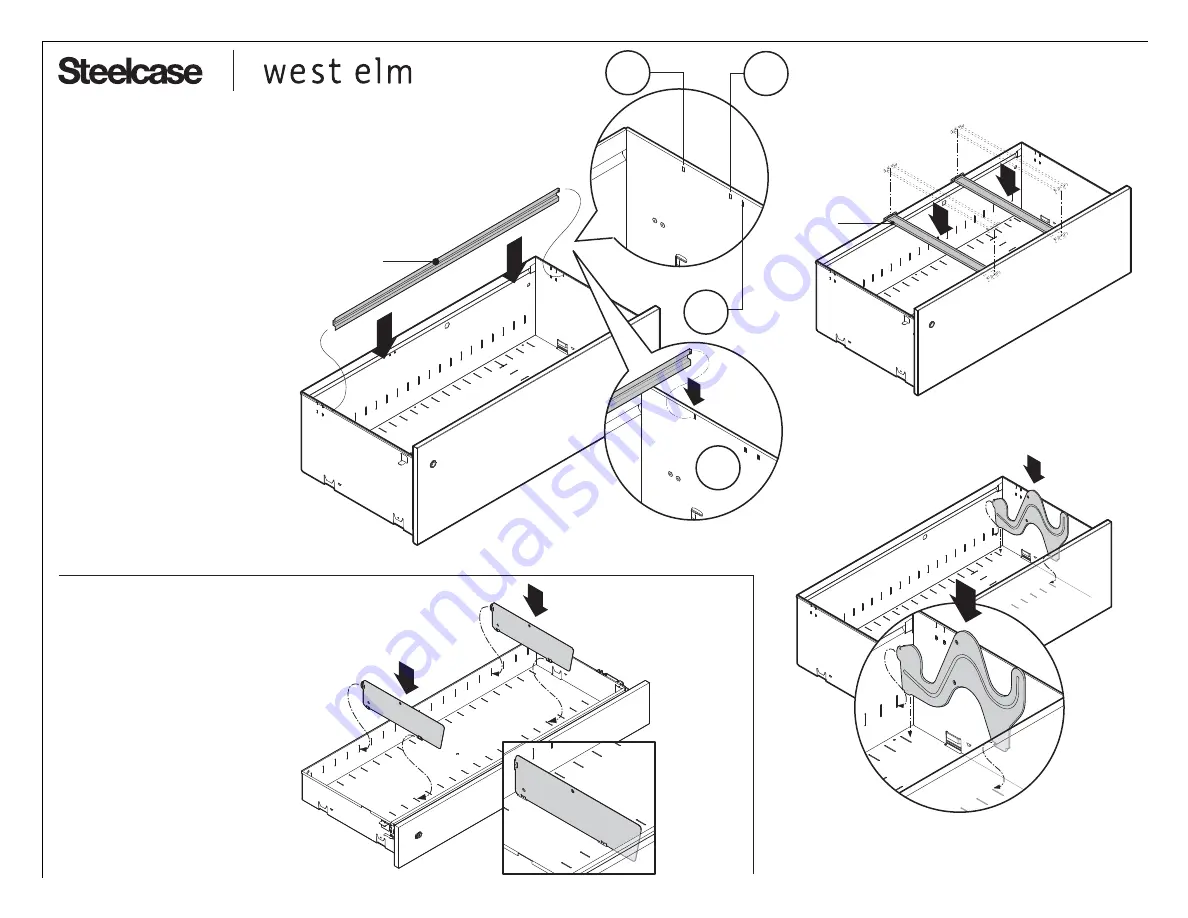 Steelcase West Elm Work Greenpoint Steel Storage Скачать руководство пользователя страница 10