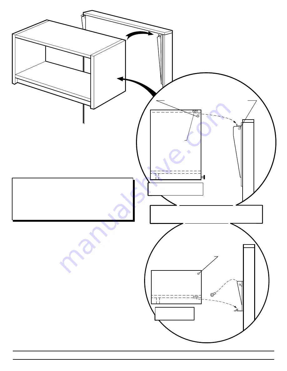 Steelcase Wood Selections Overhead Storage UNIT WITH DOORS Скачать руководство пользователя страница 3