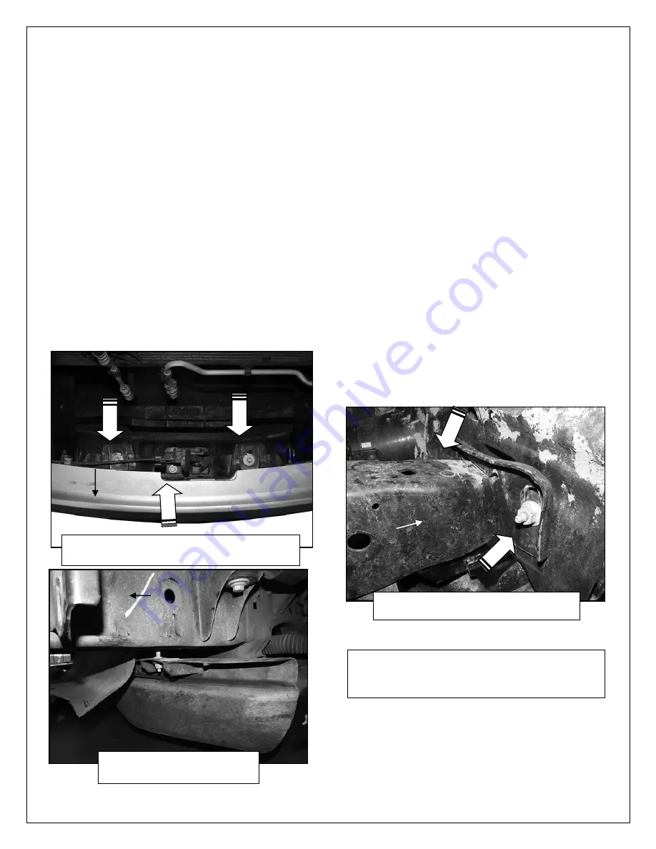 Steelcraft Elevation Bull Nose Front Bumper Installation Instructions Manual Download Page 3