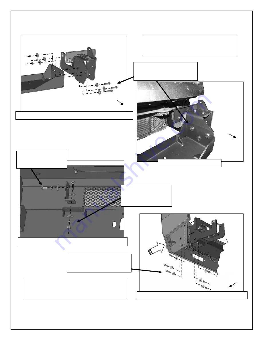 Steelcraft Elevation Bull Nose Front Bumper Installation Instructions Manual Download Page 6