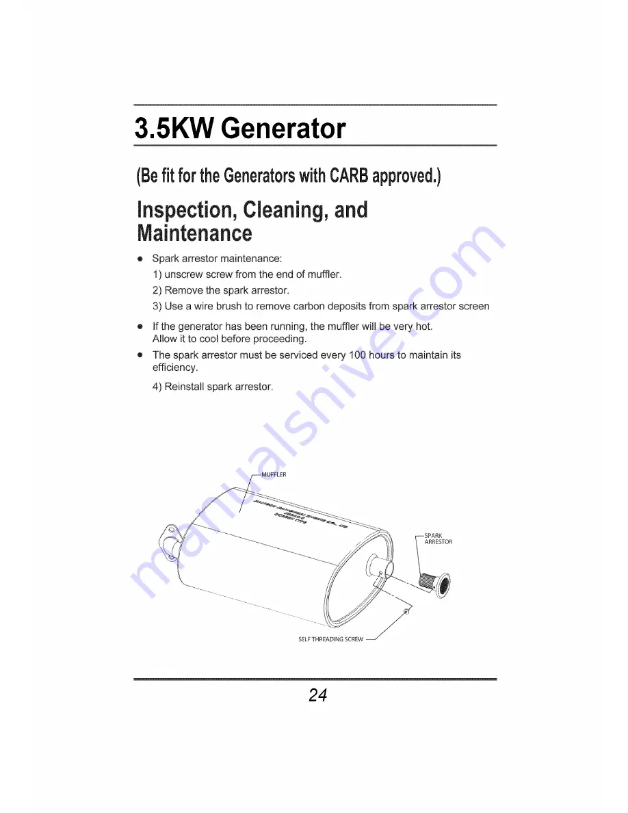 STEELE PRODUCTS SP-GG350 Owner'S Manual Download Page 25