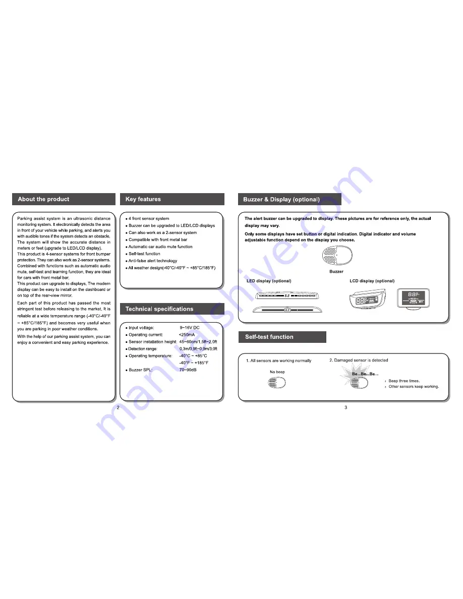 Steelmate PTS400EX-F Скачать руководство пользователя страница 3