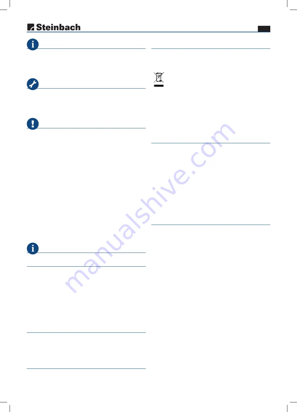 Steinbach 040511 Instruction Manual Download Page 4