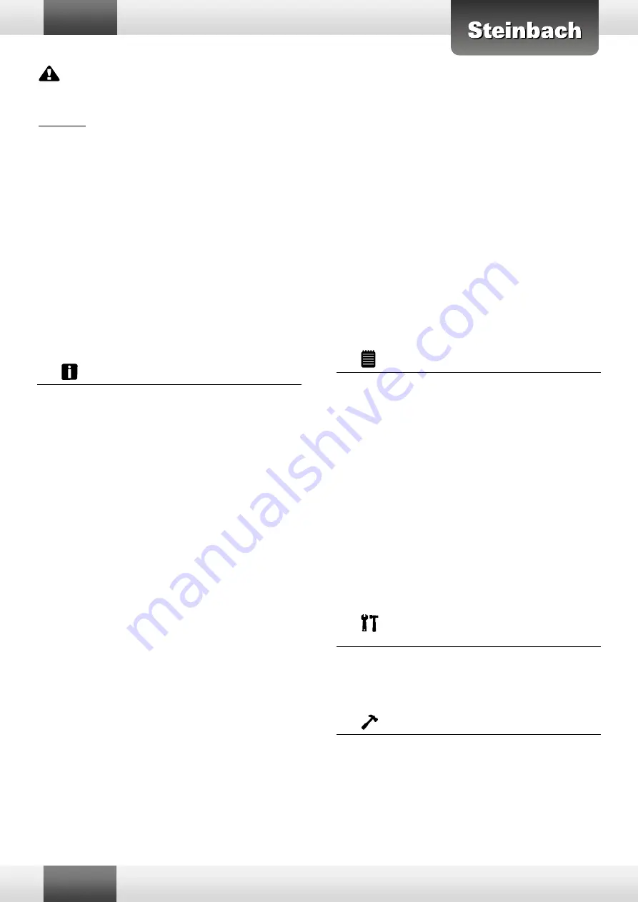 Steinbach 49105 Instruction Manual Download Page 8