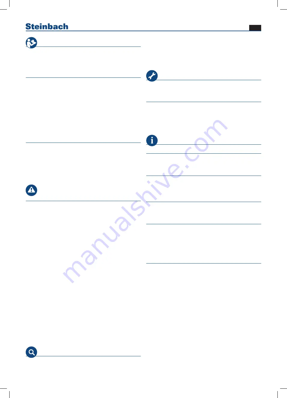 Steinbach Plastic double step for whirlpools Instruction Manual Download Page 9