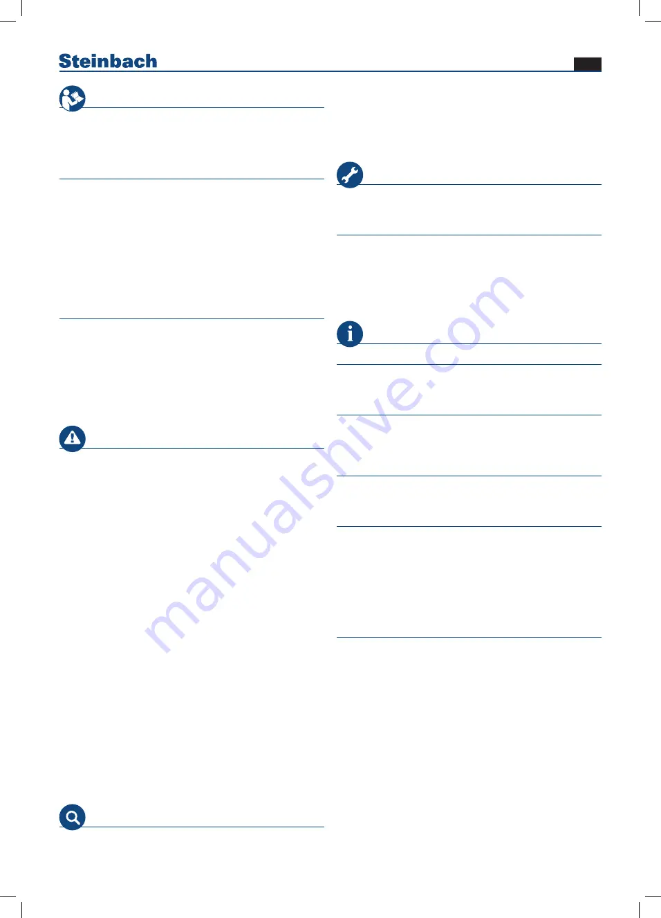 Steinbach Plastic double step for whirlpools Instruction Manual Download Page 11