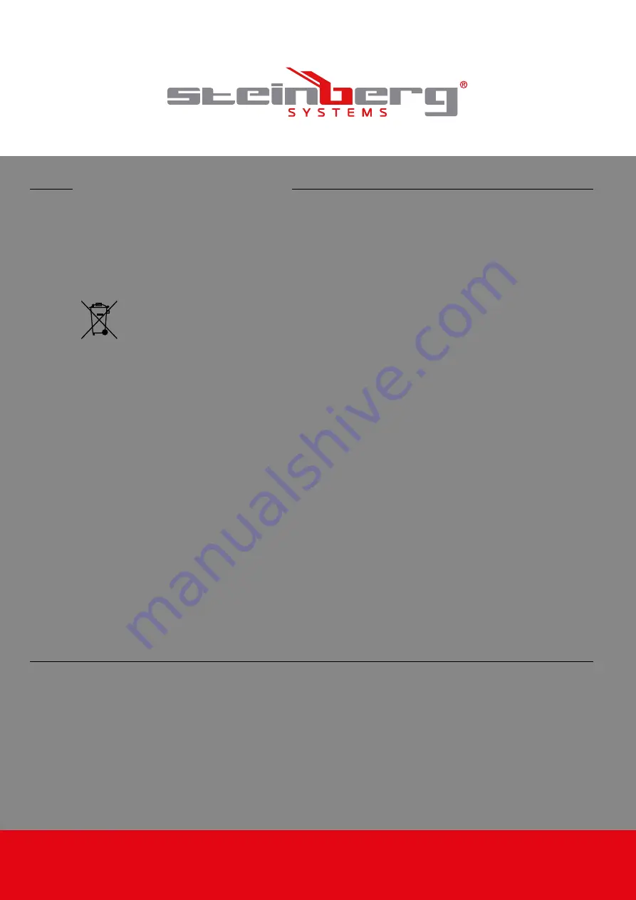 Steinberg SBS-HT-70C User Manual Download Page 4