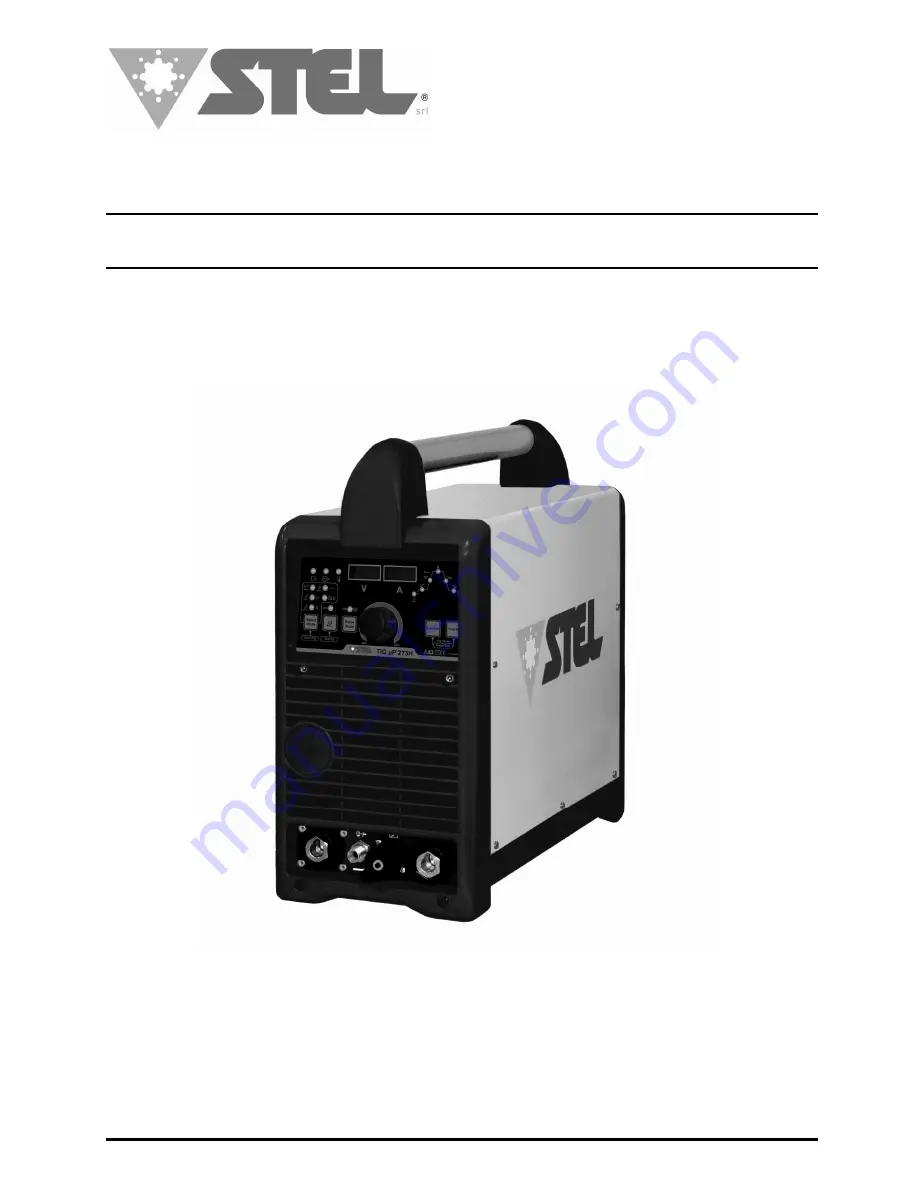 Stel TIG mP 273H DC Instruction Manual Download Page 1