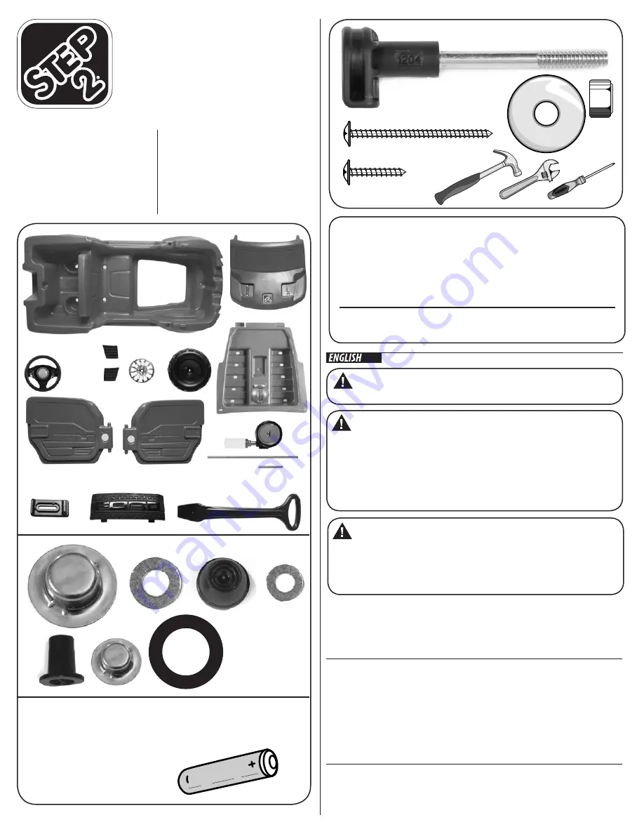 Step2 8407 Manual Download Page 1