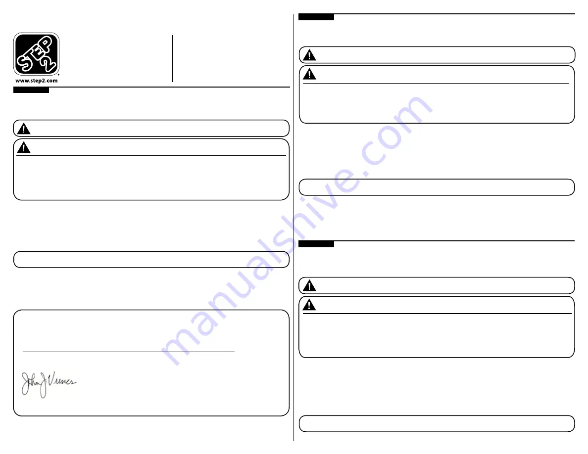 Step2 Easy Steer Sportster Manual Download Page 1