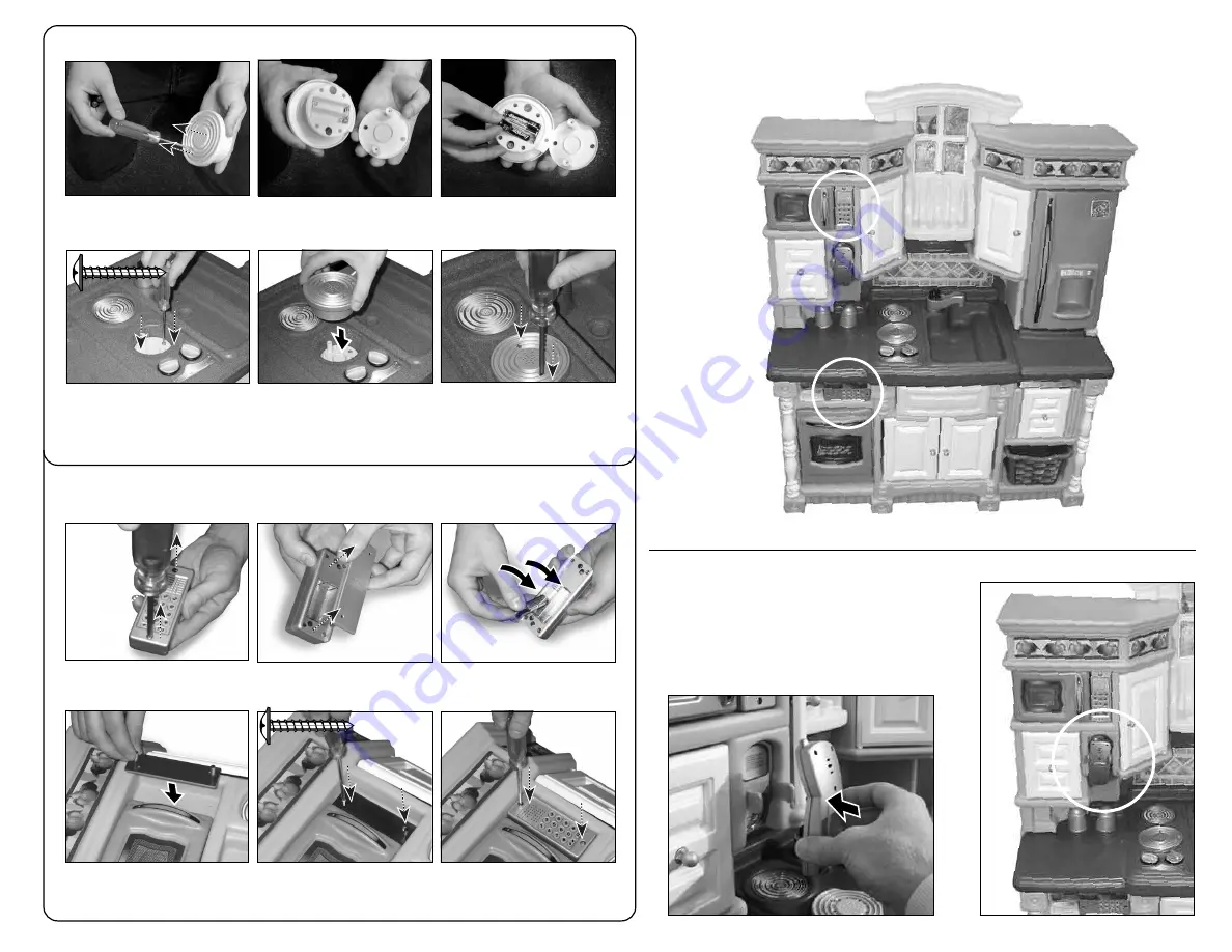 Step2 LifeStyle Dream Kitchen 7363 Manual Download Page 6