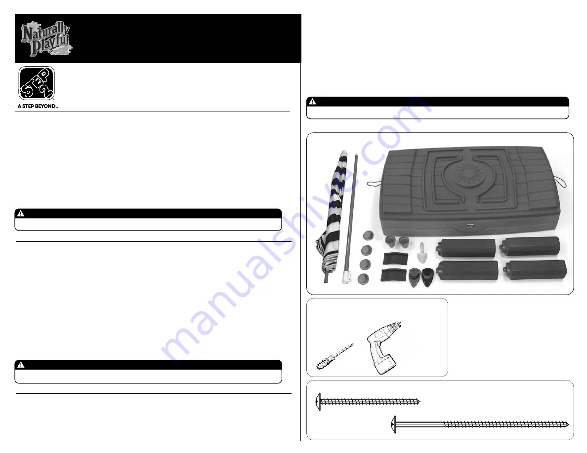 Step2 Naturally Playful 7437 Quick Start Manual Download Page 1