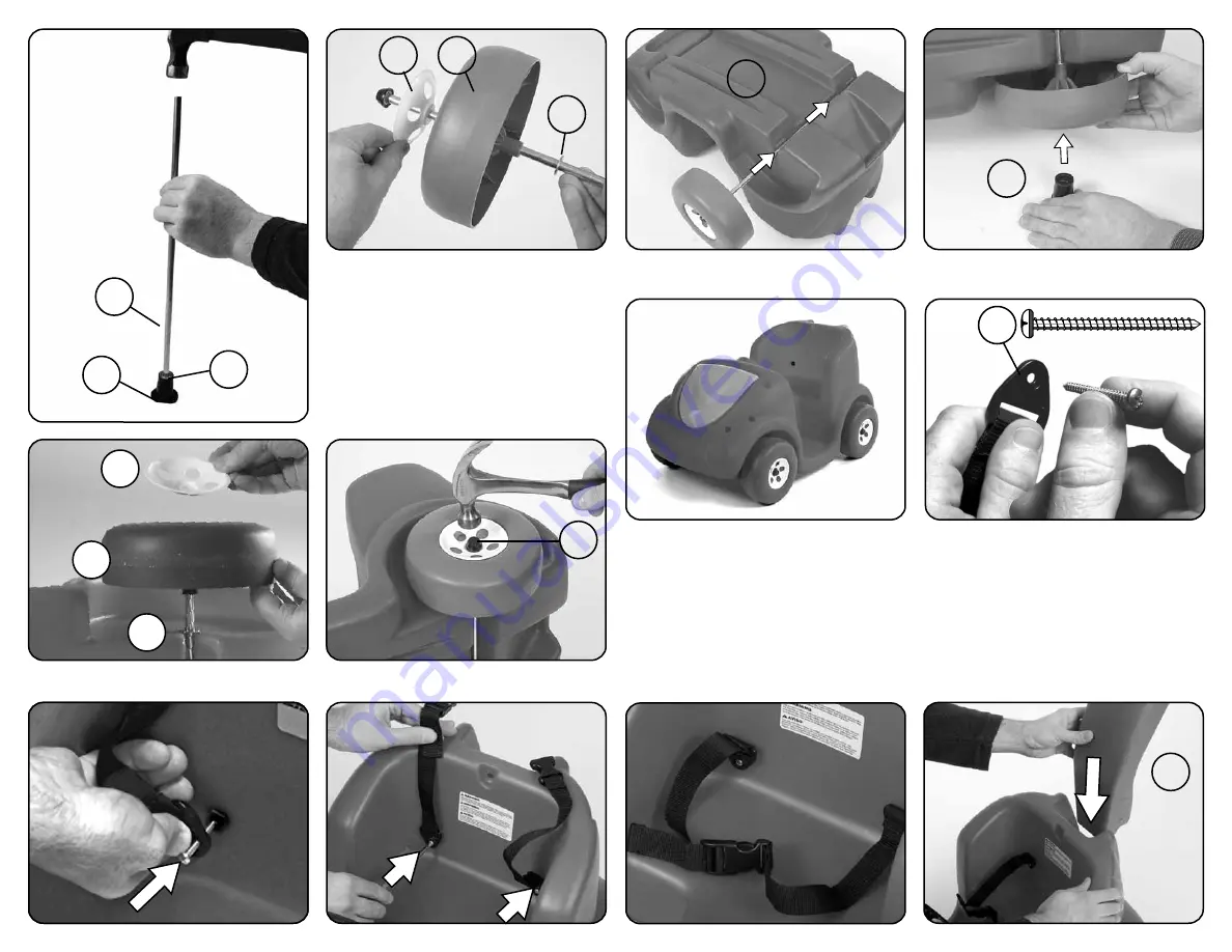 Step2 Push Around Buggy II Assembly Instructions Manual Download Page 4