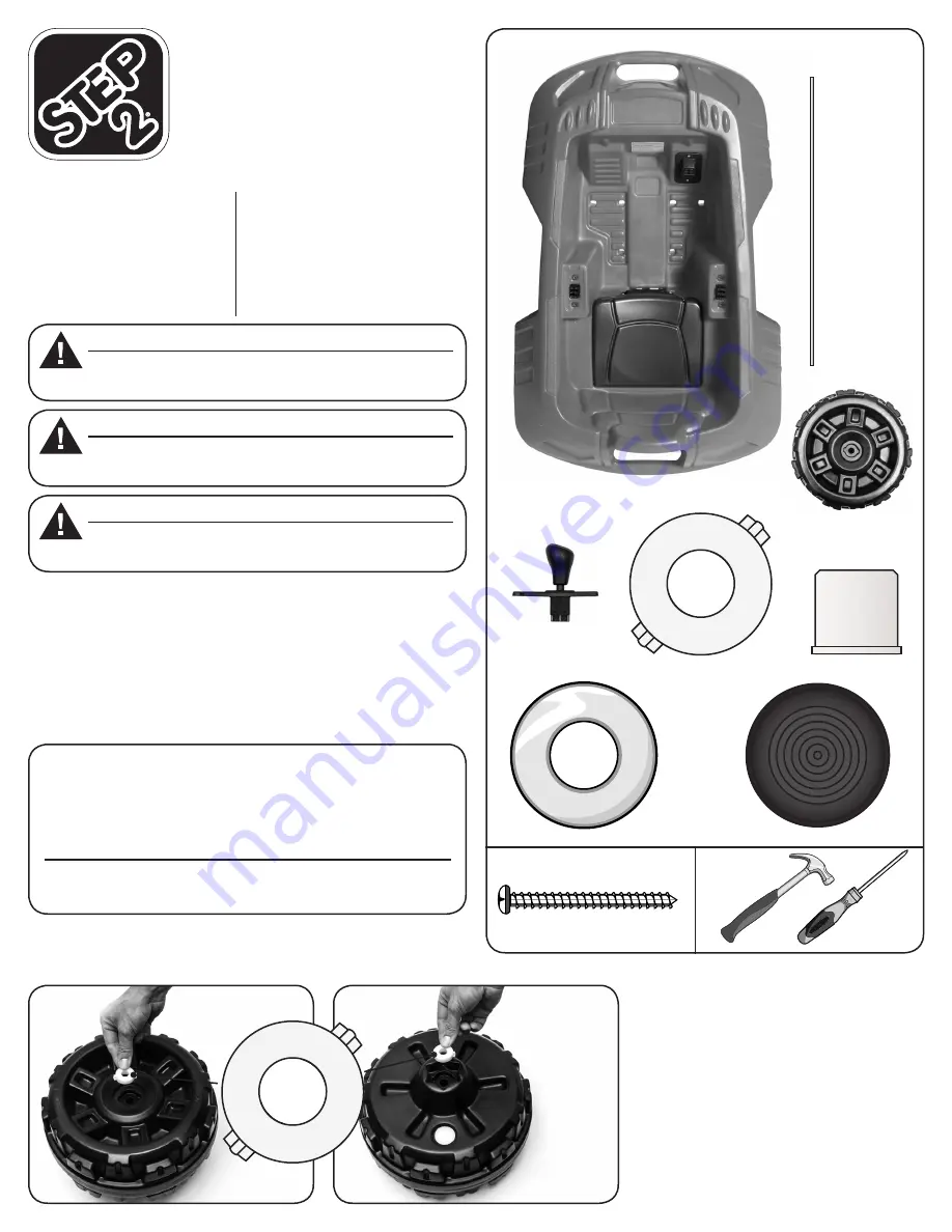 Step2 Spin & Go Extreme Cruiser 8572 Operating Instructions Manual Download Page 1