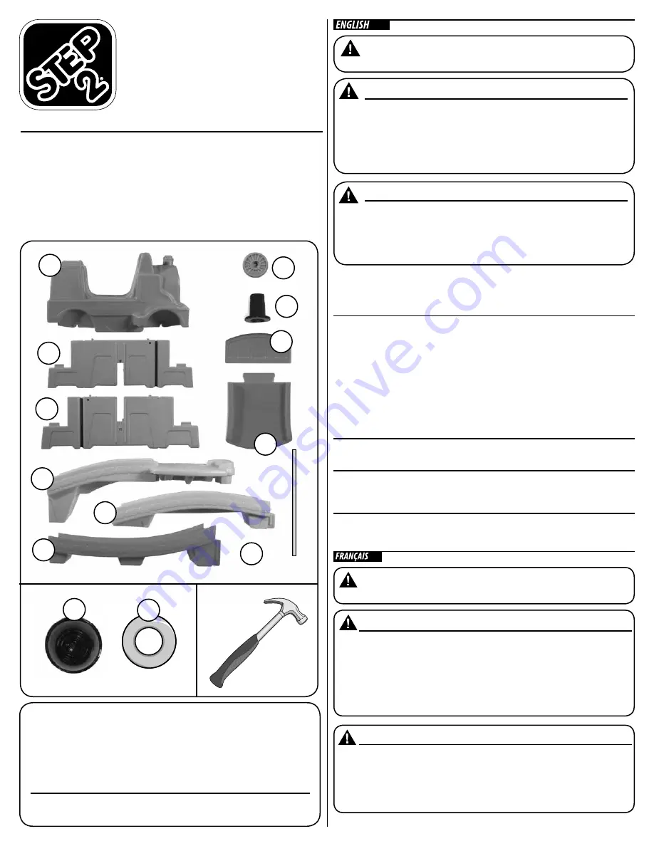 Step2 Thomas the Tank Engine Up & Down Coaster 7366 Manual Download Page 1