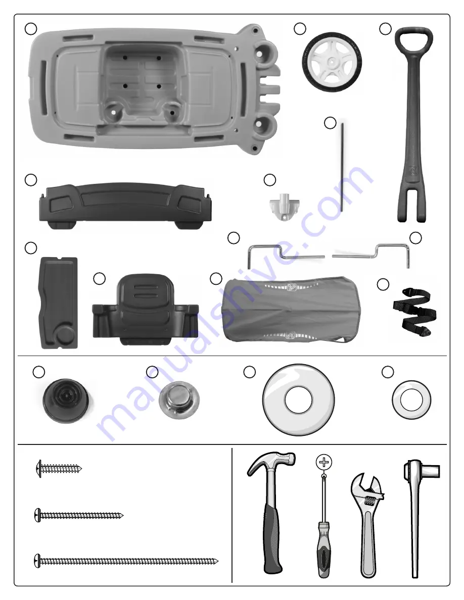 Step2 Whisper Ride Touring Wagon 8372 Скачать руководство пользователя страница 2