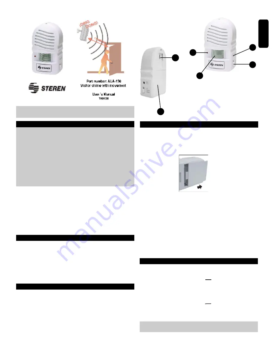 Steren ALA-150 Скачать руководство пользователя страница 1