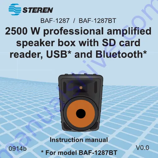 Steren BAF-1287 Instruction Manual Download Page 18