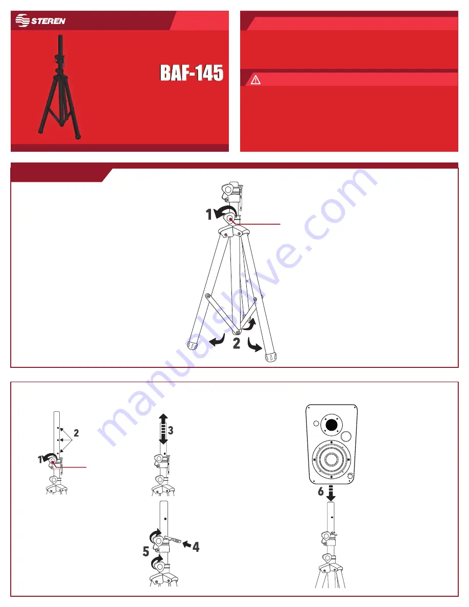 Steren BAF-145 Скачать руководство пользователя страница 1