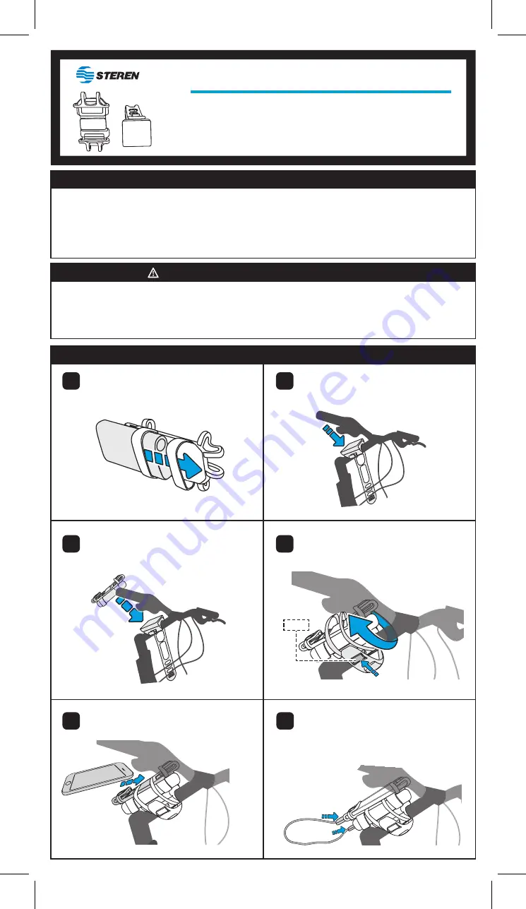 Steren BIKE-035 Instruction Manual Download Page 1