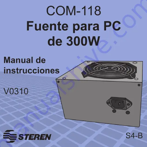 Steren COM-118 Instruction Manual Download Page 1