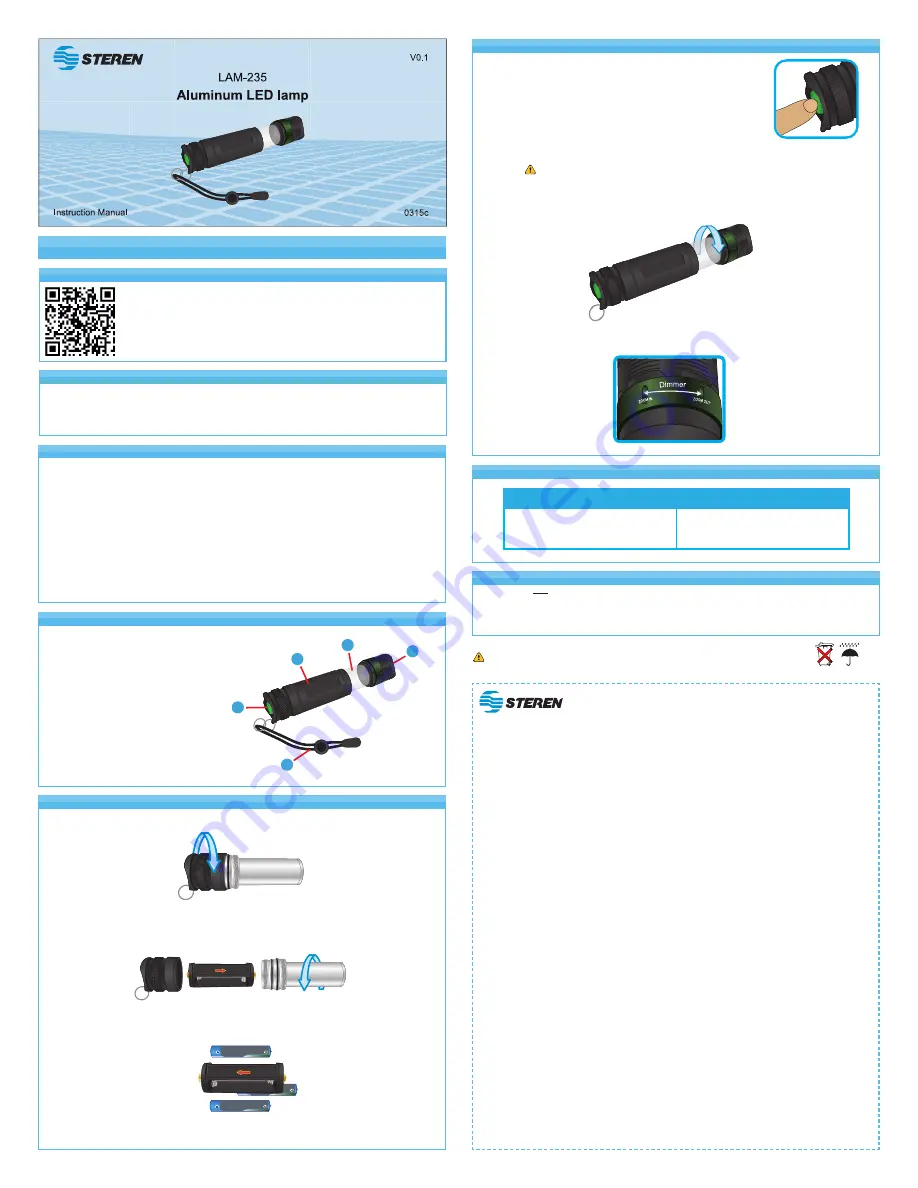 Steren LAM-235 Instruction Manual Download Page 2