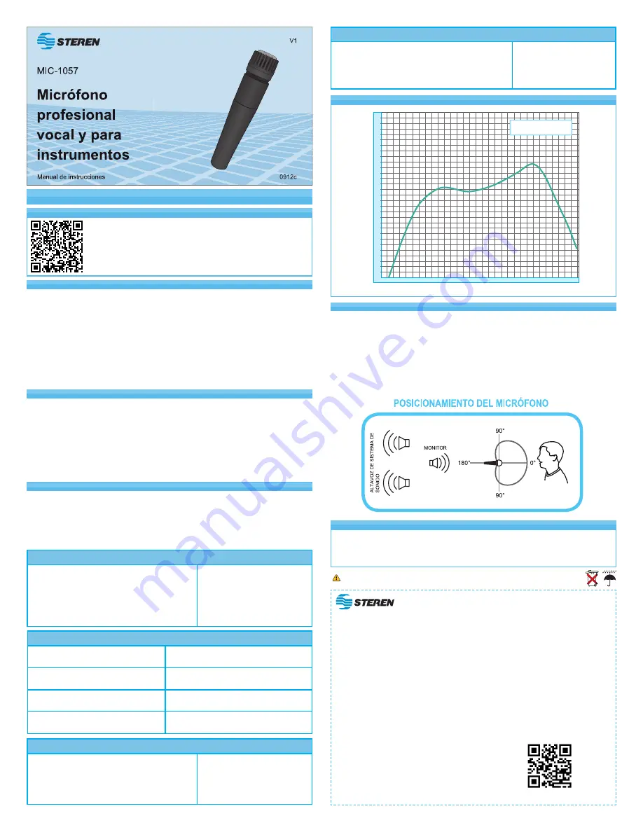 Steren MIC-1057 Скачать руководство пользователя страница 1