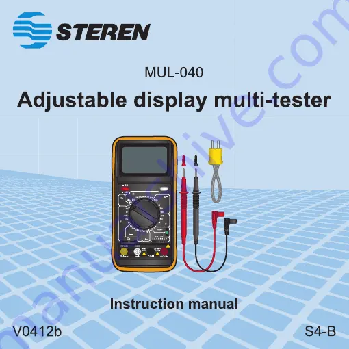 Steren MUL-040 Instruction Manual Download Page 13