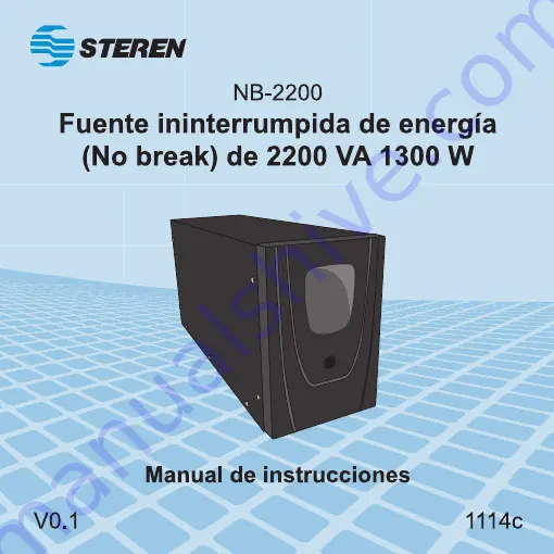 Steren NB-1010 Instruction Manual Download Page 1