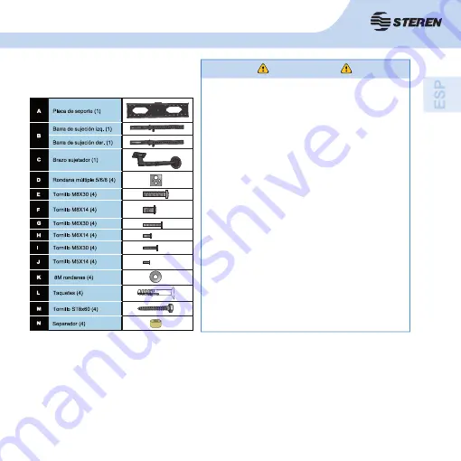 Steren STV-065 Instruction Manual Download Page 3