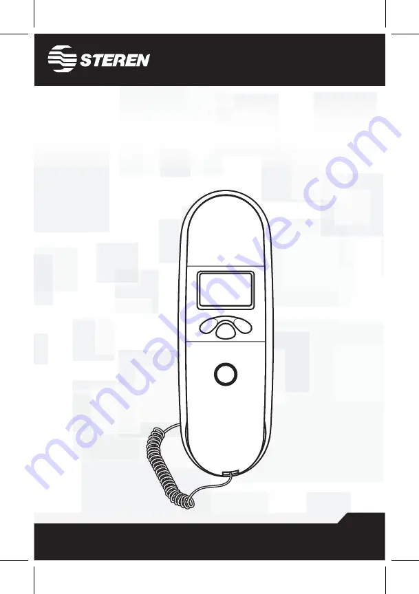 Steren TEL-008BL Instruction Manual Download Page 1