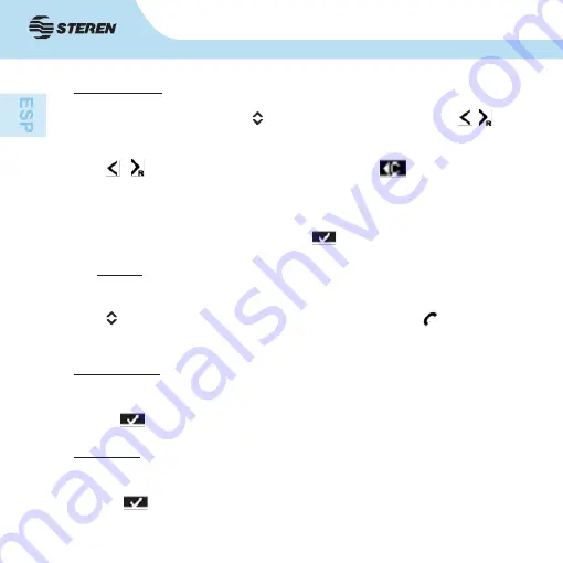 Steren TEL-2485 Instruction Manual Download Page 16