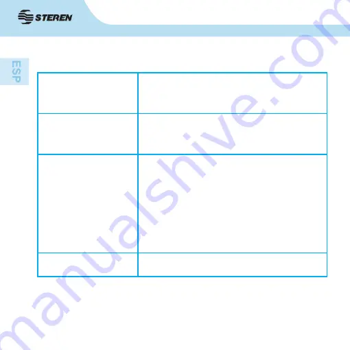 Steren TEL-2485 Instruction Manual Download Page 24