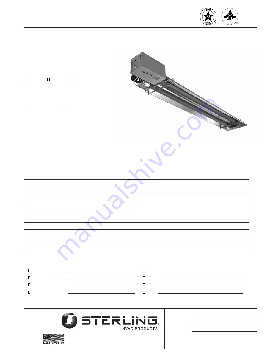 Sterling RSG 25 Скачать руководство пользователя страница 1