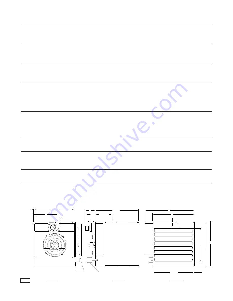 Sterling TUBULAR GAS FIRED PROPELLER UNIT HEATERS Скачать руководство пользователя страница 4