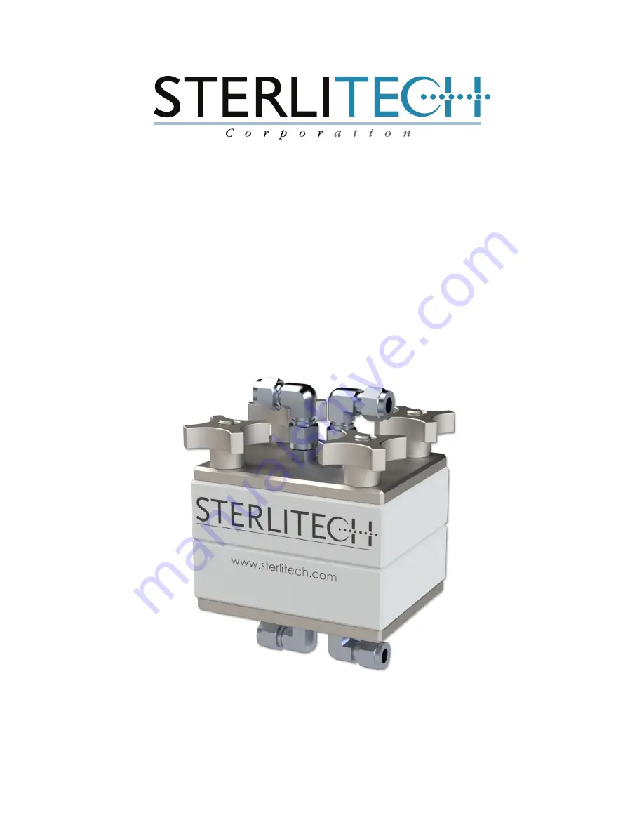 Sterlitech CF016P-FO Assembly & Operation Manual Download Page 1