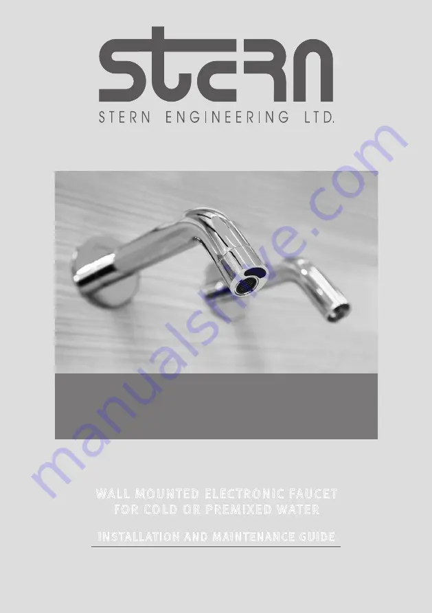 Stern Extreme CS B Installation And Maintenance Manual Download Page 1