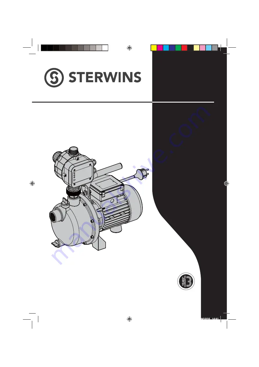 STERWINS 900 JET AUTO-3 Manual Download Page 1