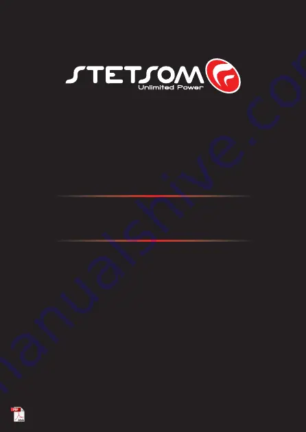 StetSom STM 0803 User Manual Download Page 1